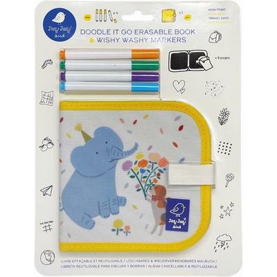 Mini-Malbuch Elefant mit 4 Wishy Washy Stiften, Taschenbuch von , Jaq Jaq Bird