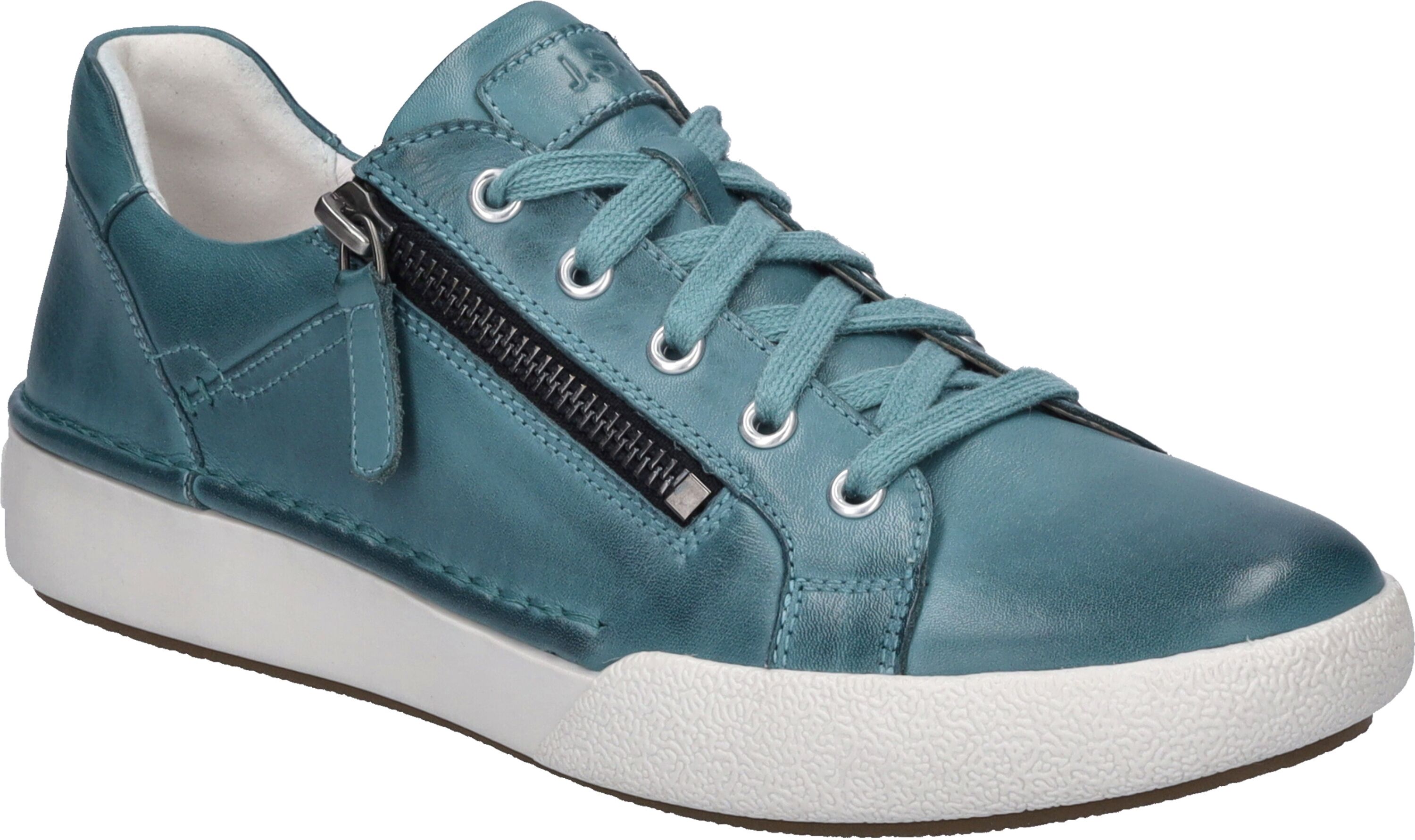 Sneaker JOSEF SEIBEL "Claire 03, azur", Damen, Gr. 44, blau (azur), Obermaterial: 100% Rindsleder Leather cow., Schuhe Sneaker