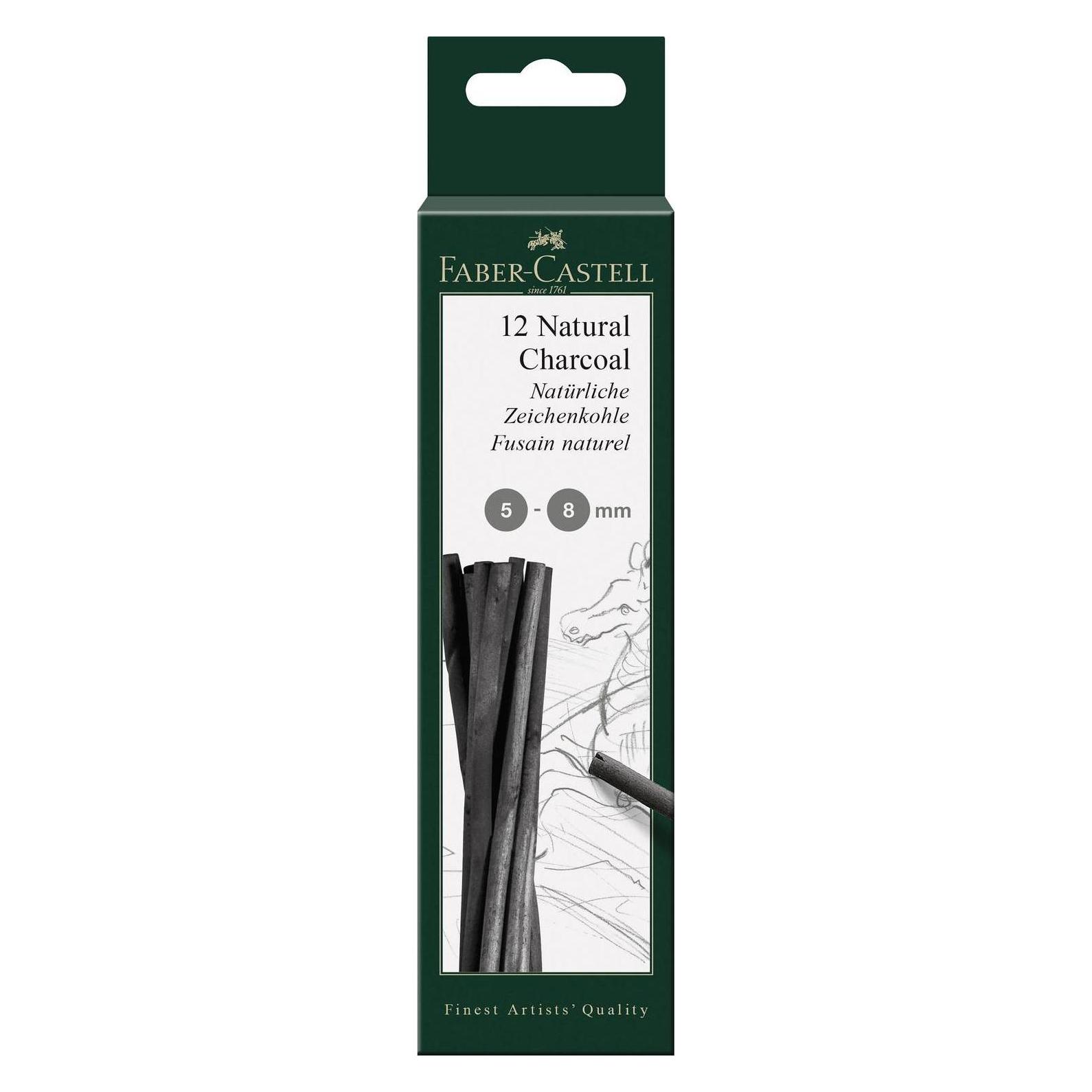 Faber-Castell Natürliche Zeichenkohle (12x) (129298)