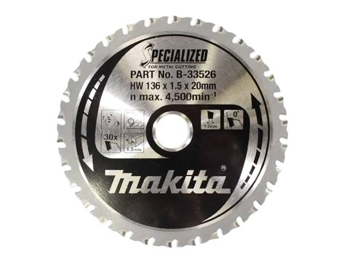 Makita spécialisés saege Feuille\, 136 x 20 mm 30-tooth B 33526
