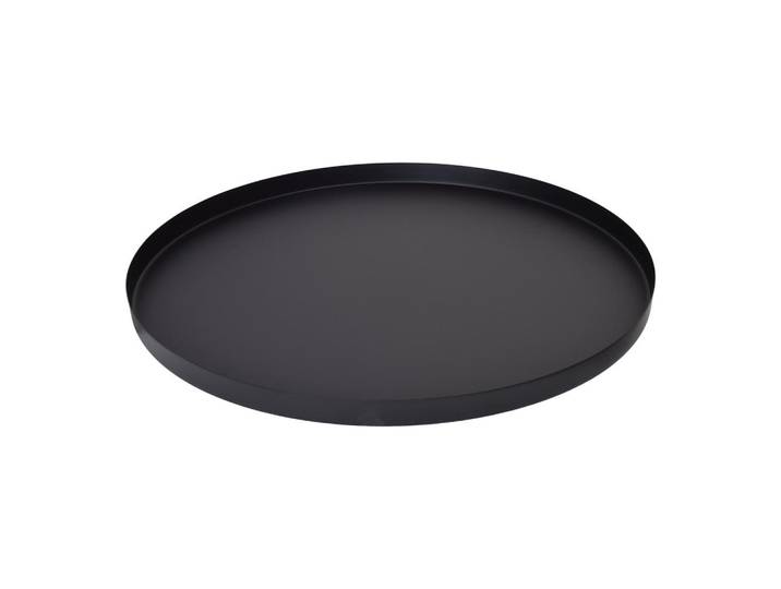 Loft42 Tablett Brew Schwarz, Metall, 60x3x60 cm, Geschirr, Tischkultur & Serviergeschirr, Tabletts