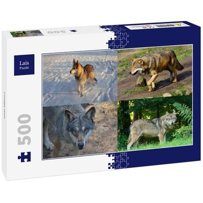 Lais Puzzle Collage Wolf 500 Teile