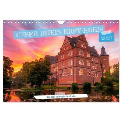 Unser Rhein-Erft-Kreis - Ein Jahr im magischen Licht (Wandkalender 2027 DIN A4 quer), CALVENDO Monatskalender