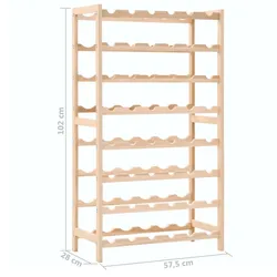 Weinregal Zedernholz 57,5 x 28 x 102 cm | vidaXL : Farbe - Braun