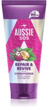 Aussie SOS Repair & Revive condicionador nutritivo para cabelo cansado e couro cabeludo 350 ml. SOS Repair & Revive