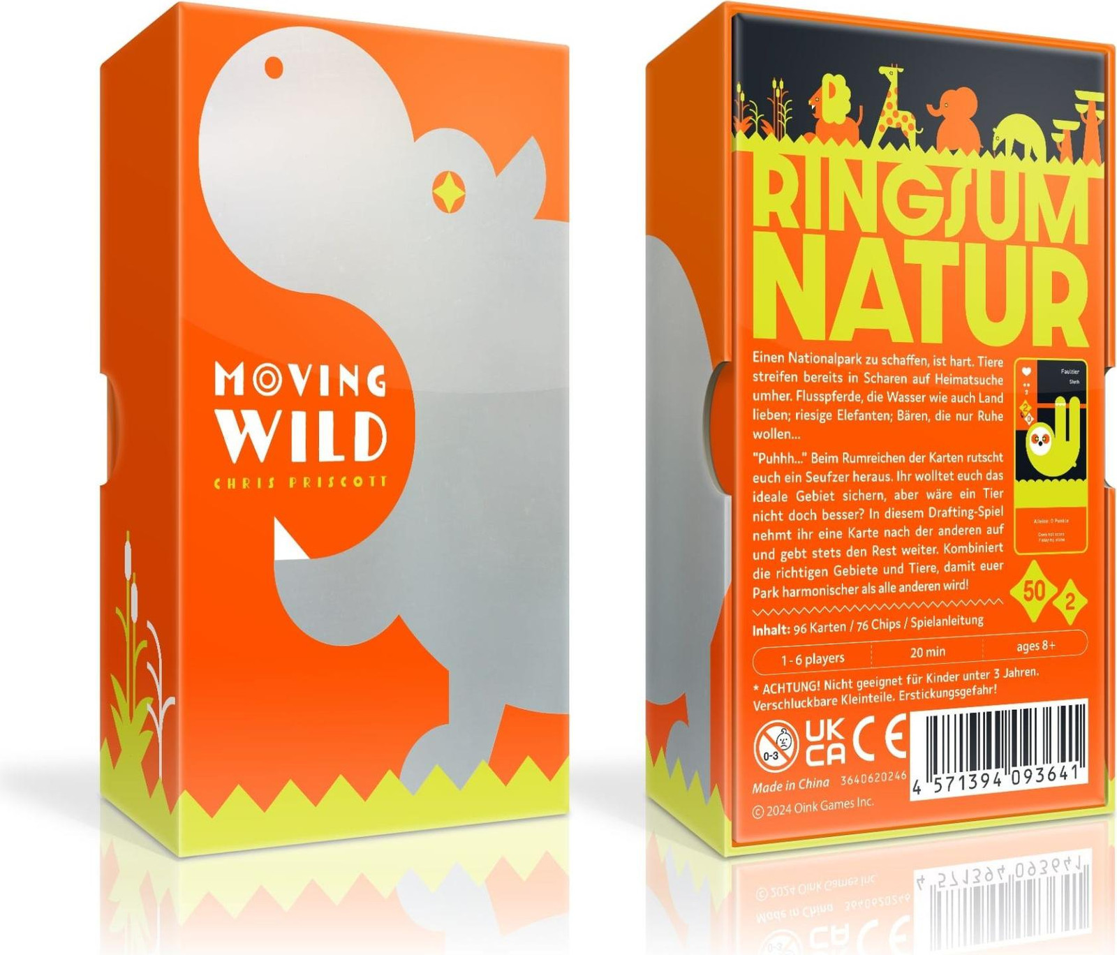 Oink Games Moving Wild Bordspel voor 8 jaar en ouder