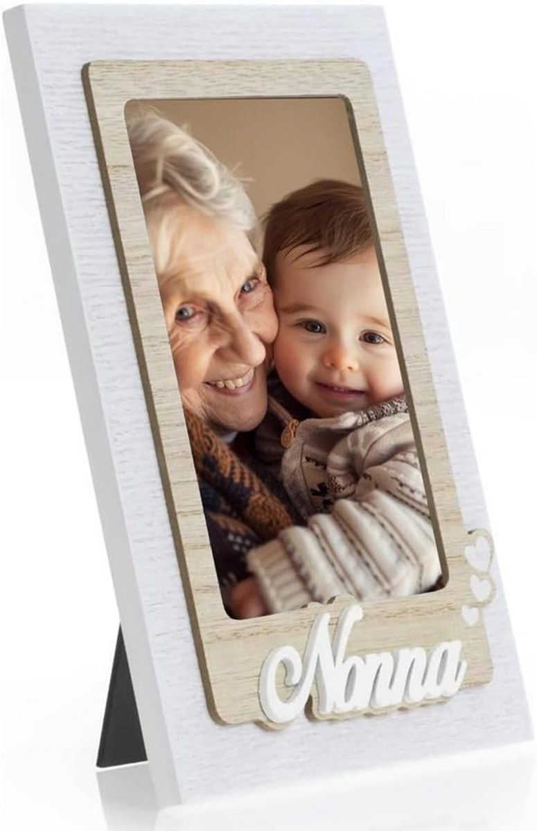 Houten fotolijst voor oma - 10 x 15 cm