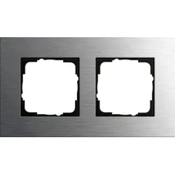 Gira Abdeckrahmen 2-fach edelstahl 0212219