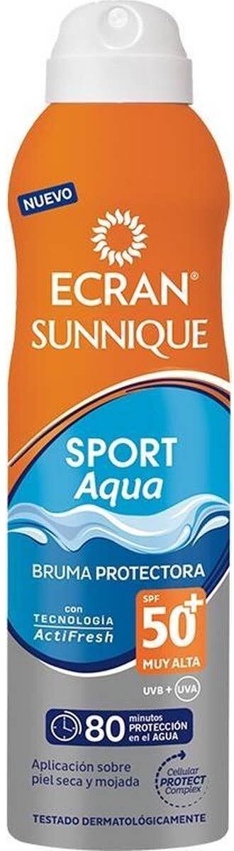 Ecran Sunnique Sport Aqua Bruma Protectora Spf50+ 250ml