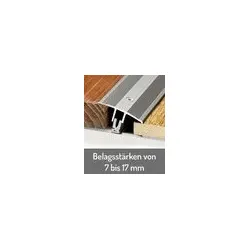 Corpet Küberit PPS-Champion flex - Übergangsprofil - silber - Länge 270 cm
