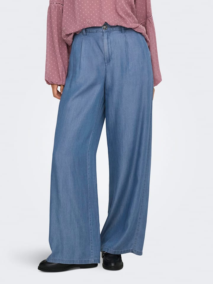 JDY Hose "Jasper" in Blau - L/L30