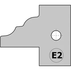 CMT HW Messer (Paar) E2 25x29,8x2mm für 694.015 Profil- und Konterprofilmesserkopf - C695.015.E2