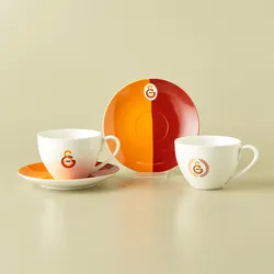 Karaca x Galatasaray Lizenziertes 2-Personen-Teetassen-Set, 220ML