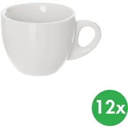 Becher MONA Espresso 0,1 l, Porzellan, 12 Stück