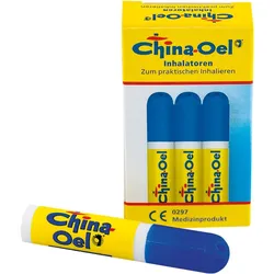CHINA ÖL Inhalatoren (ohne ÖL) 3 St