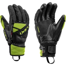 Leki WCR Venom DH 3D - Skihandschuhe  - 9.5 black-ice lemon
