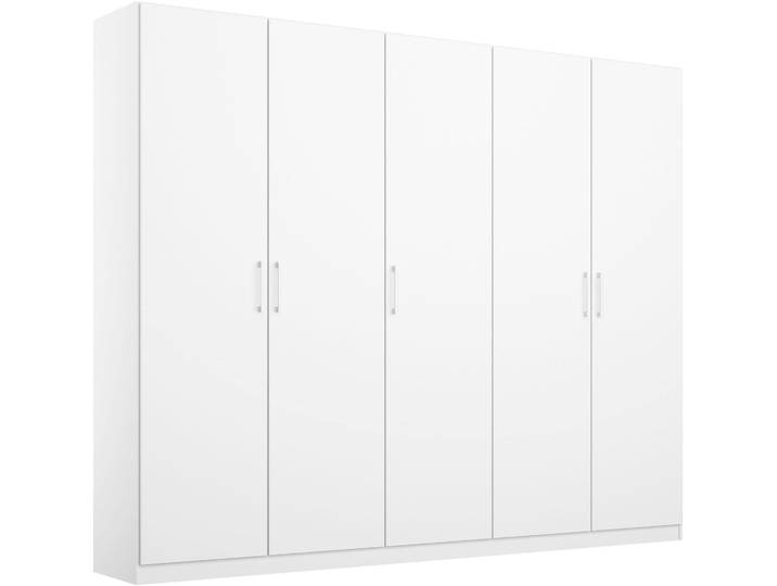 Kleiderschrank RAUCH Schrank Mehrzweckschrank Garderobenschrank Schlafzimmer Möbel THOR , alpinweiß, B:226cm H:229cm T:54cm, Holzwerkstoff, Schränke, Kleiderschrank, mit farblich passenden, modernen Metallgriffen MADE IN GERMANY