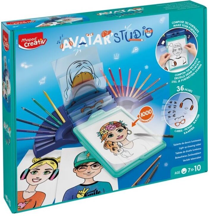 Tablette de dessin lumineuse Avatar'studio - Maped Creativ