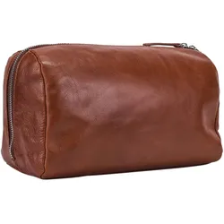 Leonhard Heyden Leder-Toilettetasche " Cambridge ", Necessaire, Braun
