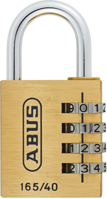 ABUS Cadenas à code 165 Corps 40 mm MS Chiffres roulants 4 (20361)