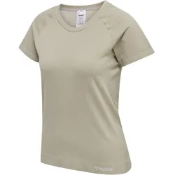 hummel hmlMT FLOW Seamless Funktionsshirt Damen chateau gray XS