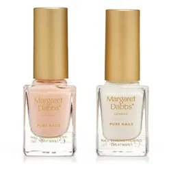 MARGARET DABBS LONDON Pure Nail Strengthening Treatment Marylebone & Kings Road 2x 9ml