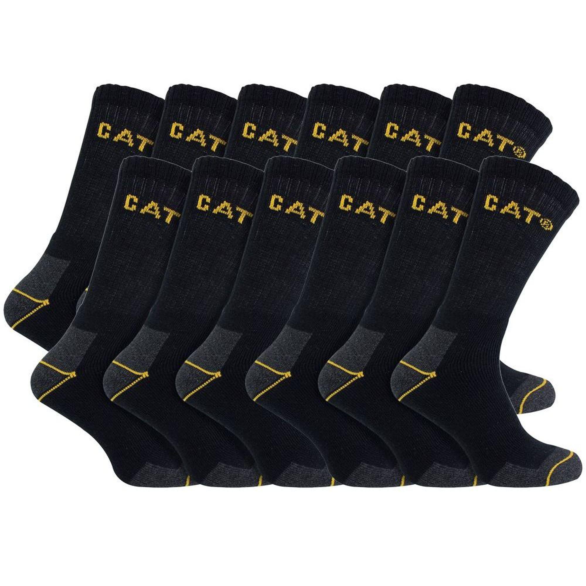 12 Pack Unisex Zware Werk Sokken voor Stalen Neus Laarzen