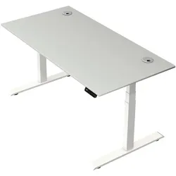 Kerkmann Steh-Sitztisch »Move 2 Plus« 160 x 80 cm - Gestell weiß grau, 160x127x80 cm