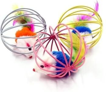Uplift Essentials """Cage Escape"" Rolling Mouse Puzzle Ball ""Cage Escape"" Rolling Mouse Puzzle Ball"