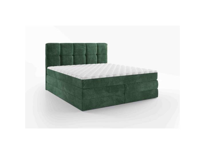 Esposa Boxspringbett, Grün, Kunststoff, H2 + H3, Höhe ca. 19 cm, 180x200 cm, Schlafzimmer, Betten, Doppelbetten