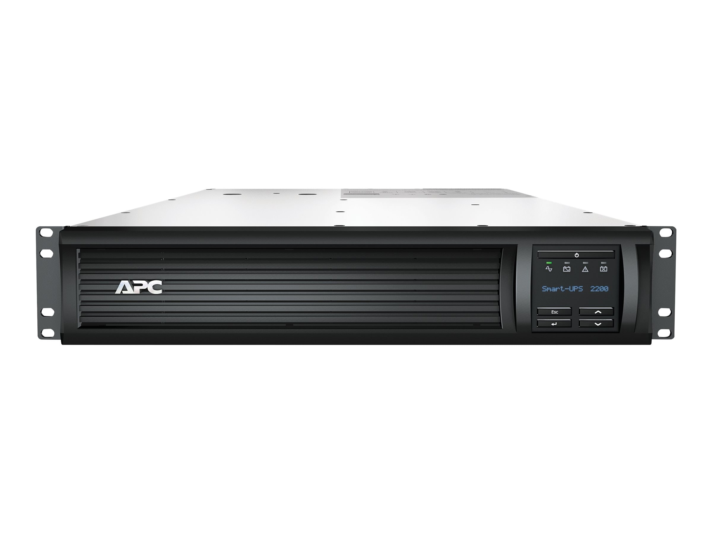 APC Smart UPS SMT2200RMI2UC, 2200VA, 8x C13, AVR, Display, SmartConnect + Slot, Überspannungsschutz