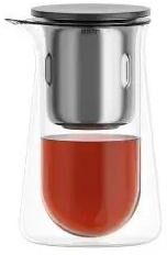 Uplift Treasures High End Glass Teapot With One Button Filtration 1pot