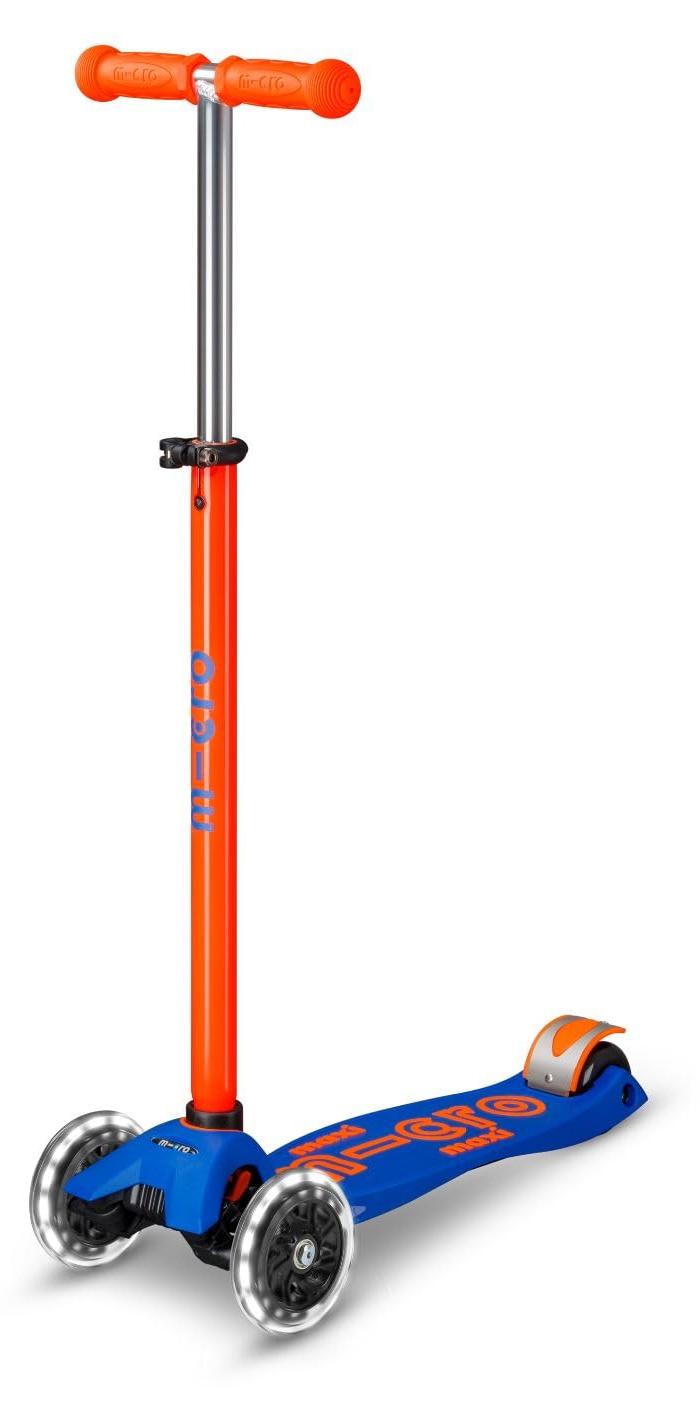 Kinder-Scooter 3-Rad mit LED-Rädern, verstellbar, 5-12 Jahre