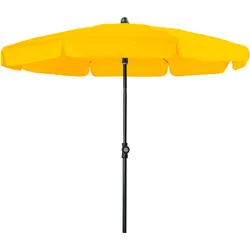 doppler Mittelmastschirm SUNLINE 150 Manual, Stahl Anthrazit / 100 % Polyester 160 g/m2 Gelb