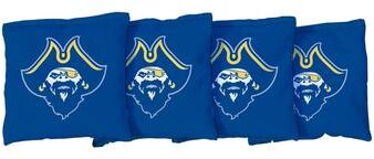 Skip's Garage Massachusetts Dartmouth UMASS Corsairs Blue Cornhole Bags