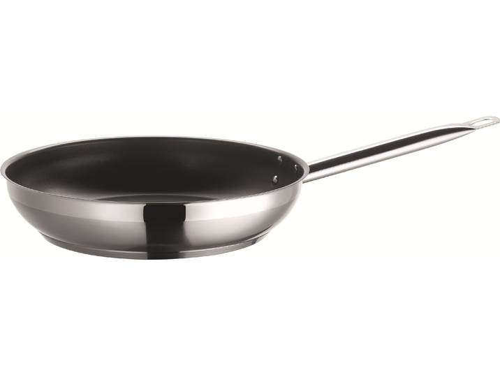 Bratpfanne MÄSER Mäser Bratpfanne PROFESSIONAL I , schwarz (schwarz, silber), Ø:28cm, Pfannen, Bratpfanne