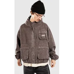 True Religion Big T Cinched Jacke brown acid wash Gr. M