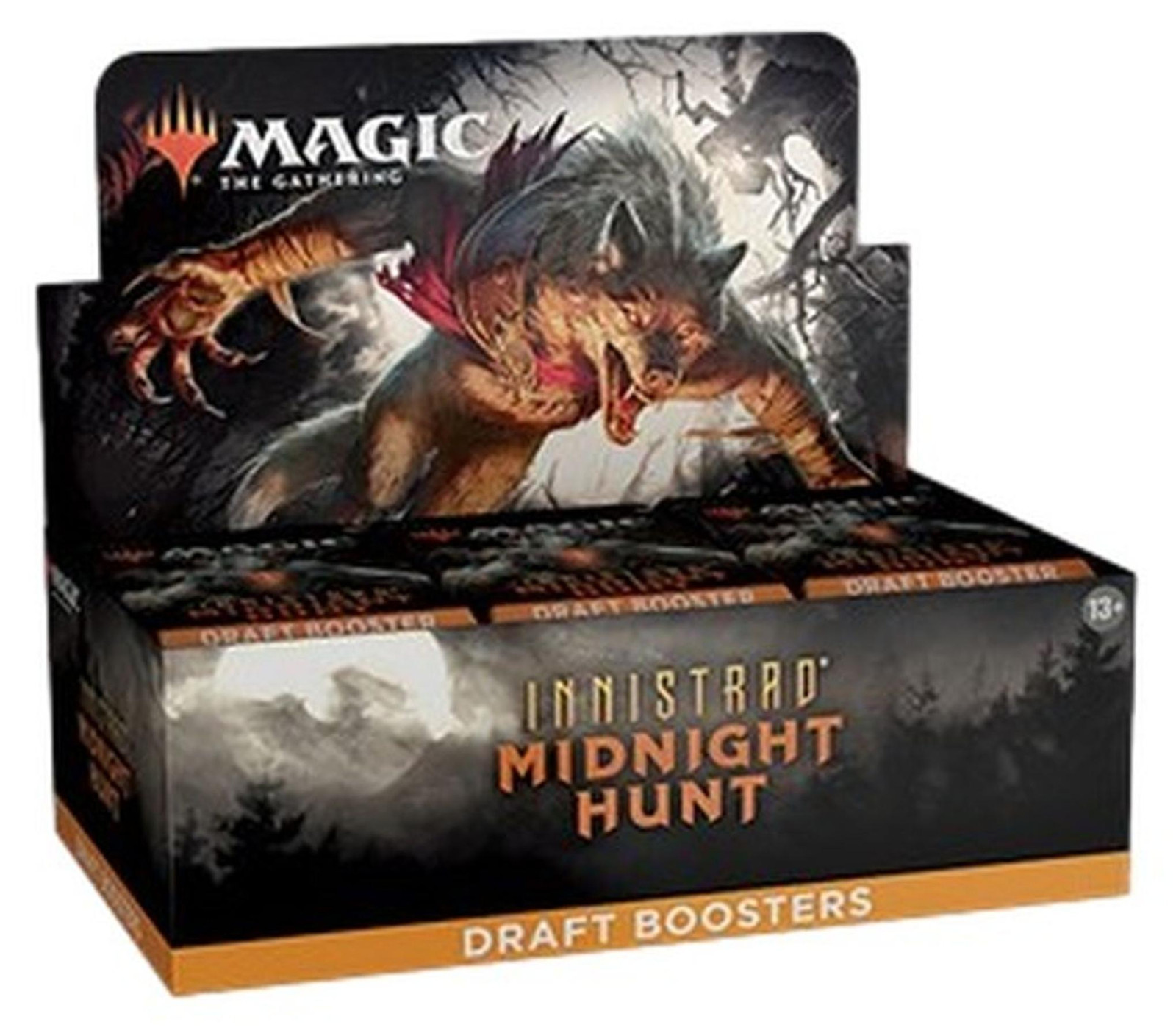 Wizards of the Coast Magic: The Gathering Innistrad: Midnight Hunt Draft Booster Box