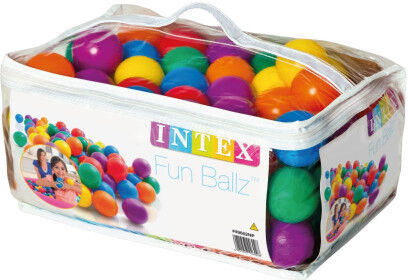 INTEX Fun Ballz Set 100 balles 6,5 cm, 49602