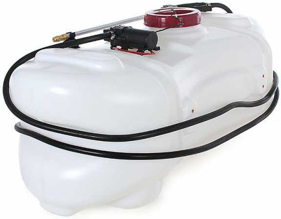 GeoTech CZ100A - Cuve de pulvérisation pour tracteur tondeuse - Pompe 12V - 100L