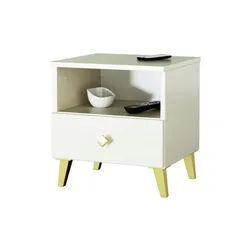 Nachttisch 40 cm breit  ¦ beige ¦ Maße (cm): B: 40 H: 43