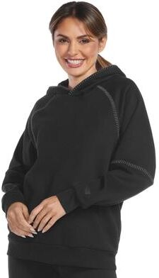 UGG Classic Hoodie (Women's) (Size Large) Black, Cotton,Polyester