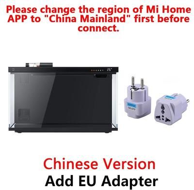 Uplifted Finds Xiaomi Mijia Smart Fish Tank With Remote Feeding And Smart Lighting System 20L add Eu Adapter