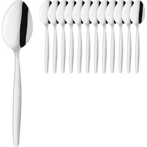 Amefa Esslöffel Scandinave, 19 cm, Edelstahl 18/0, silber poliert, 12 Stück