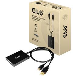 club3D CAC-1130-A Mini-DisplayPort / DVI Adapter [1x Mini DisplayPort, USB-A - 1x DVI] Schwarz 60 cm