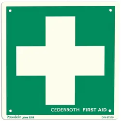 Cederroth, Sicherheitskennzeichnung, Schild Rettungszeichen