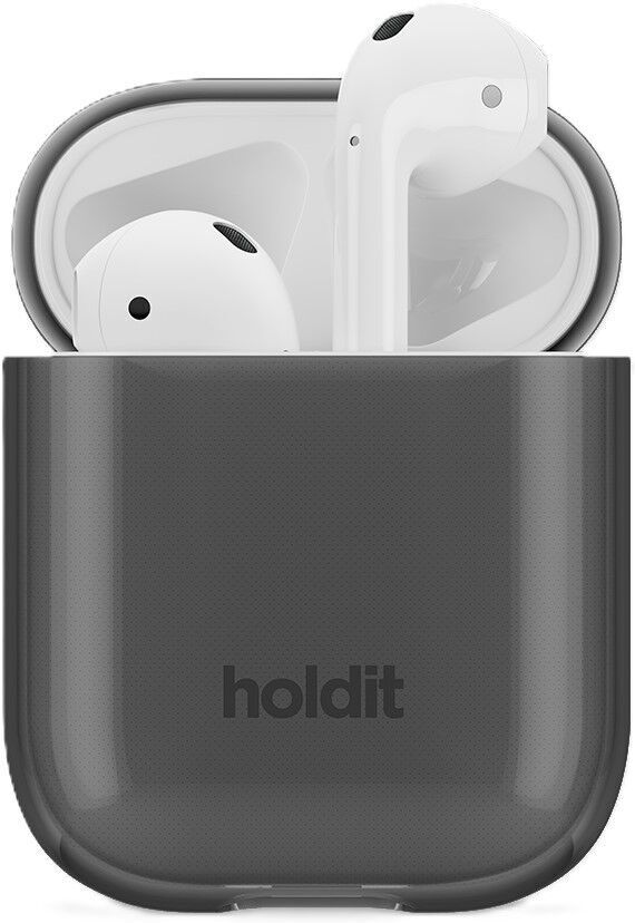 HoldIt Hållbart fodral till AirPods   Apple AirPods 1./2. Gen   Seethru Black