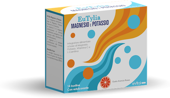 E.VITALGROUP Srl EuTylia Magnesio e Potassio, 14 Bustine
