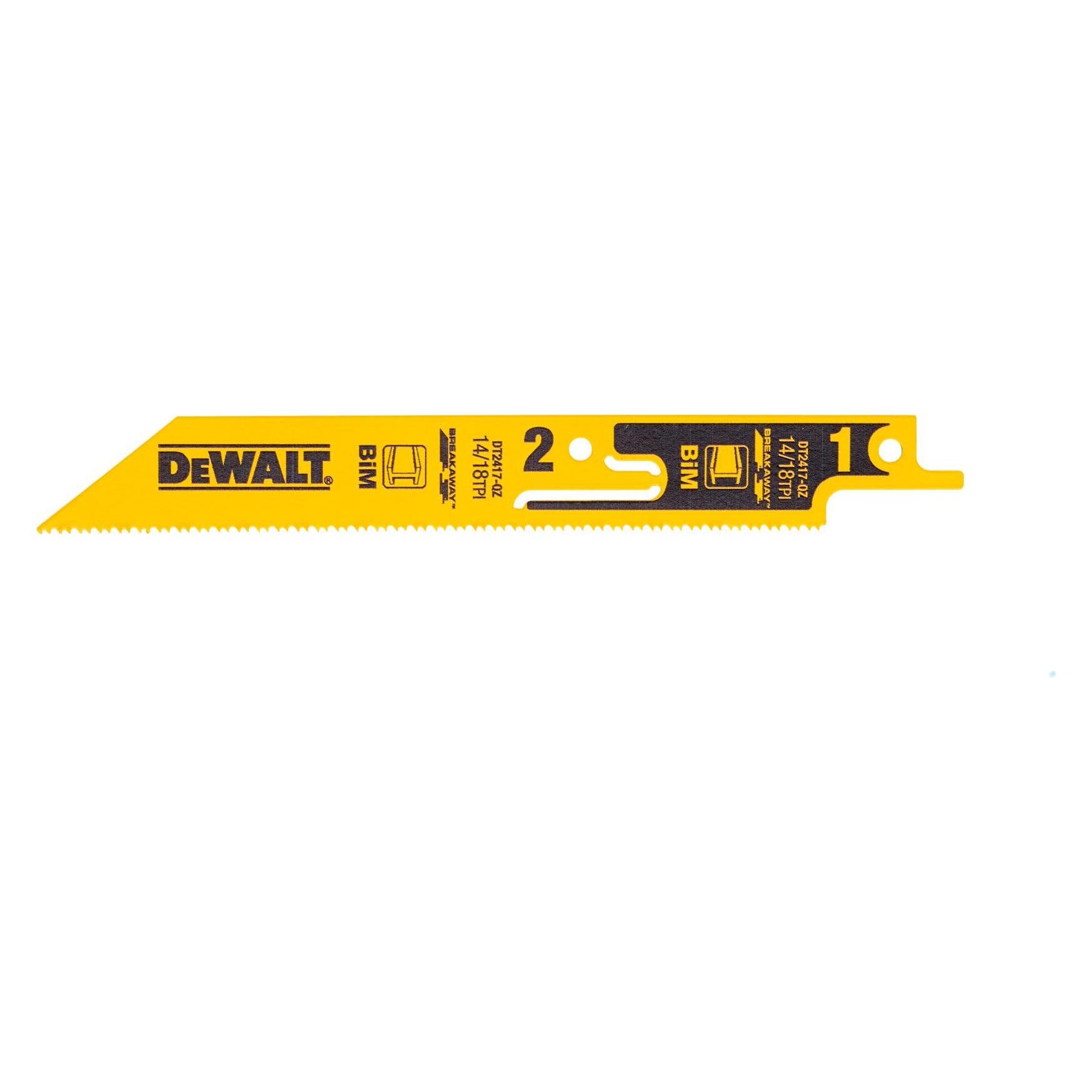 DeWalt 5er-Set vnt. Bajonett-Sägeblätter 152 mm, (DT2417-QZ) (DT2417-QZ)