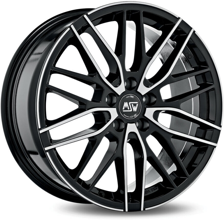 Jante Alu Msw Msw 72 - 18 Pouces - Noir Brillant